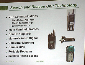 Image showing SCCo SAR radio types at SVECS breakfast meeting